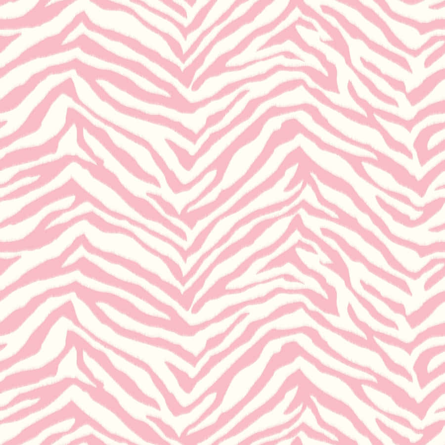 Pink Zebra Wall Art Print Wallpaper