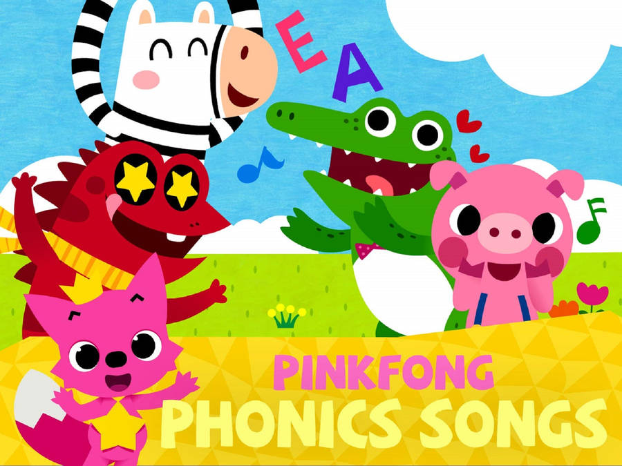 Pinkfong Phonics Songs Cover Wallpaper