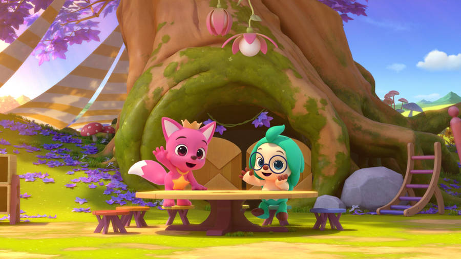 Pinkfong Welcome To Wonderville Friends Wallpaper