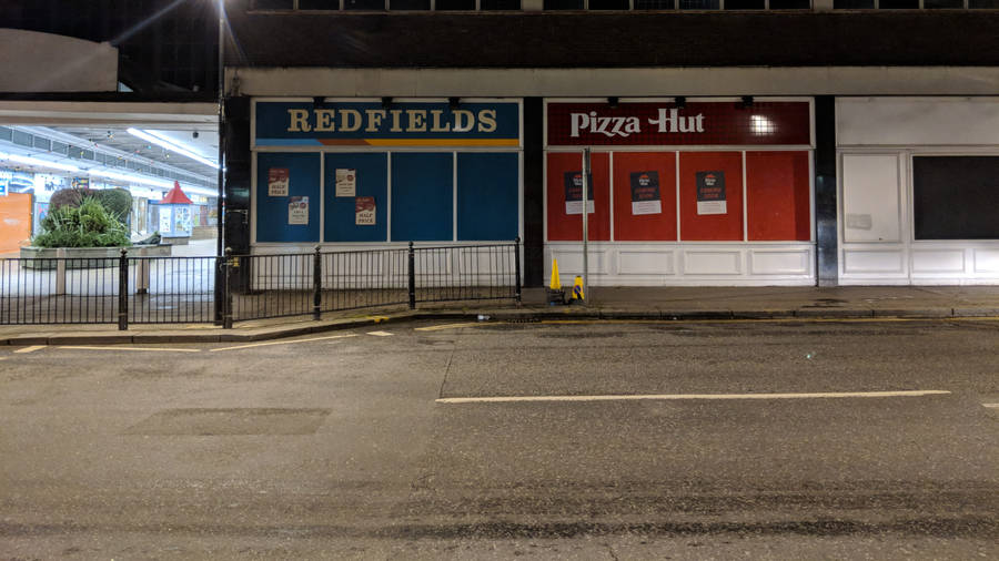 Pizza Hut And Redfields Stores Wallpaper