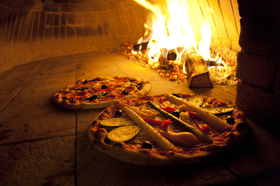 Pizza Oven 4k Fire Wallpaper