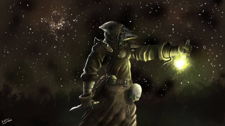 Plague Doctor Of Darkest Dungeon. Wallpaper