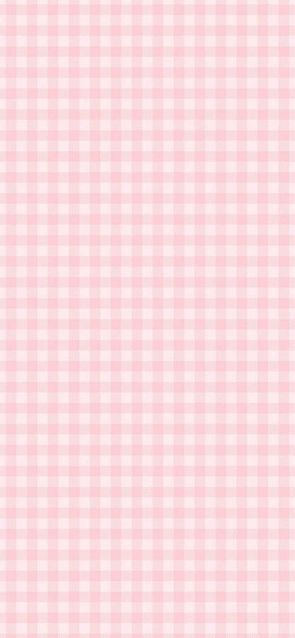 Plain Pink Gingham Wallpaper