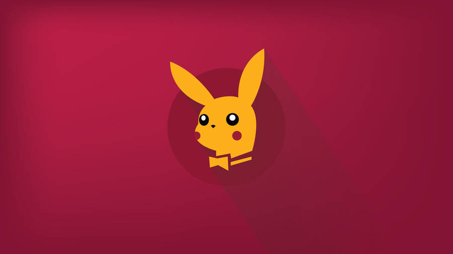 Playboy Pikachu 4k Vector Art Wallpaper