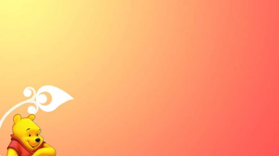 Playful And Bright Winnie The Pooh Laptop Wallpaper