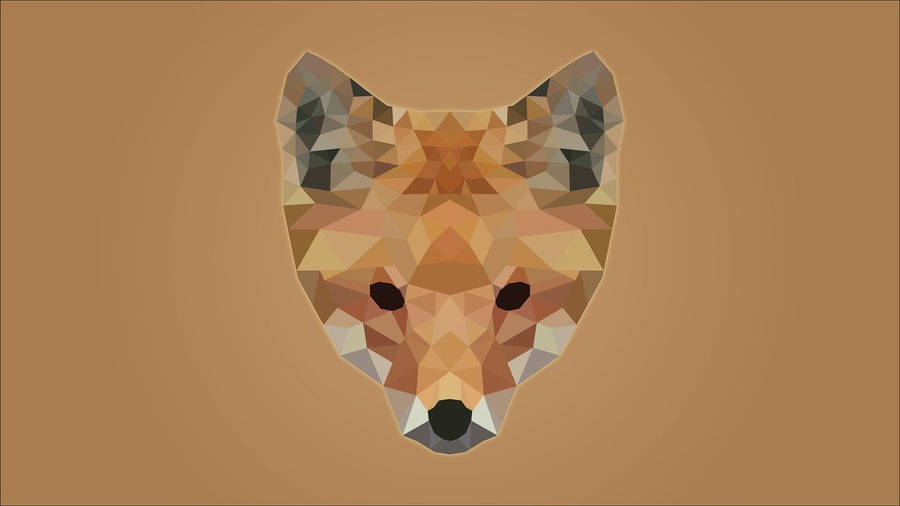 Playful Fox In A Lush, Vibrant Landscape Wallpaper