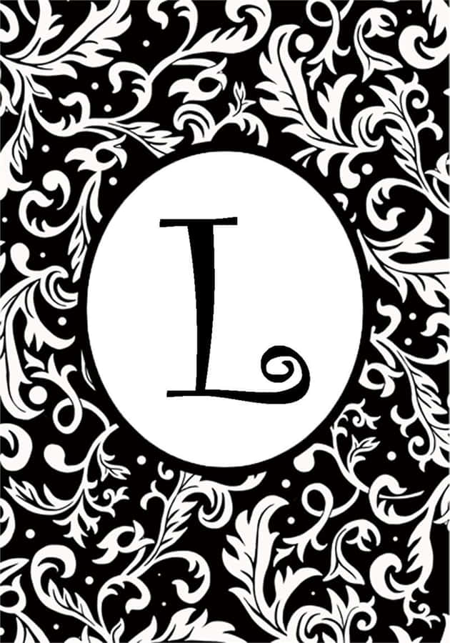 Playful Letter L Initial Wallpaper