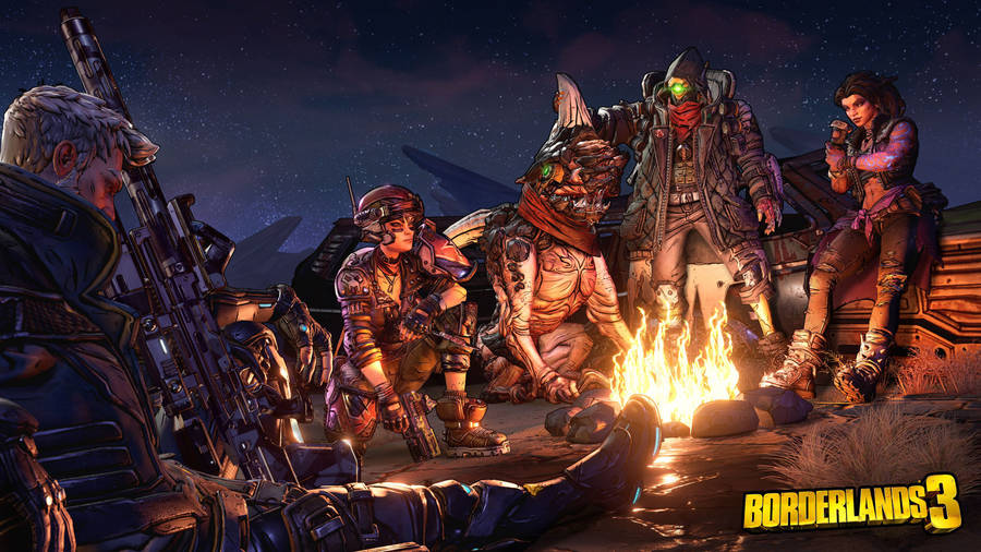 Playing Bounty Hunter At Borderlands 3 Wallpaper