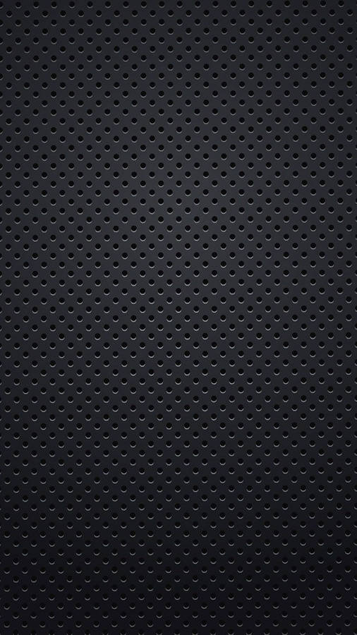 Poked Holes On Black Leather Iphone Wallpaper