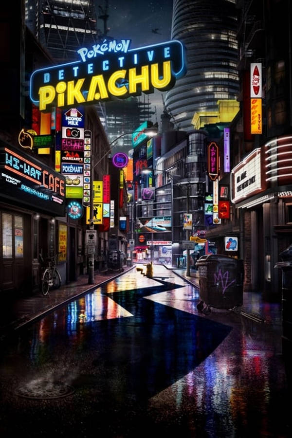 Pokemon Detective Pikachu Street Poster Wallpaper