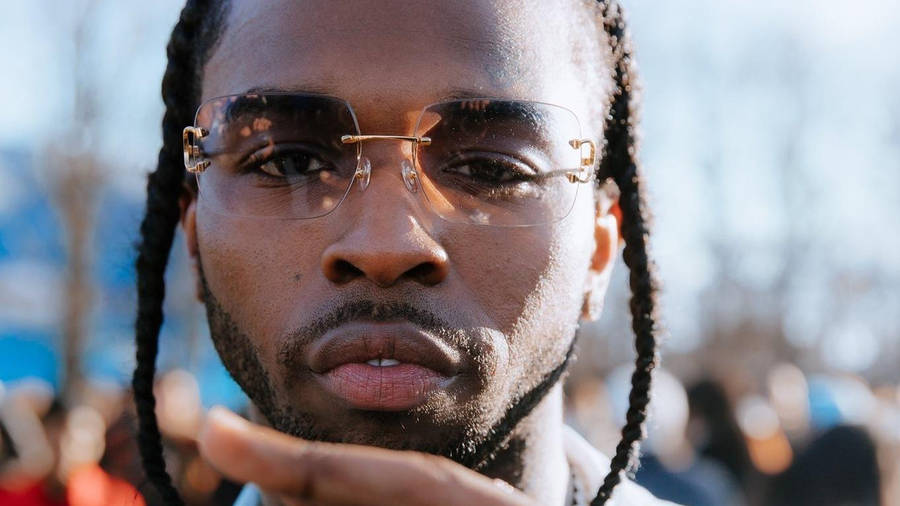 Pop Smoke Close-up Portrait Wallpaper