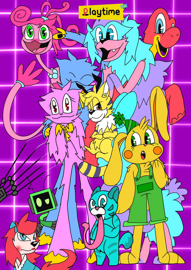 Poppy Playtime Gang Wallpaper