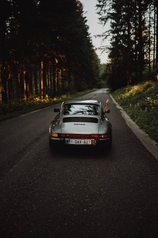 Porsche Carrera Vintage Aesthetic Wallpaper