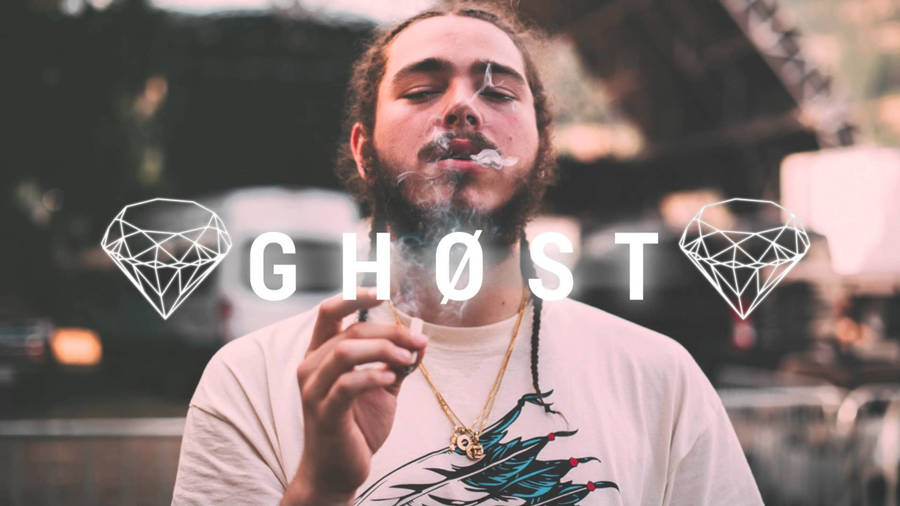 Post Malone Ghost Cover Wallpaper