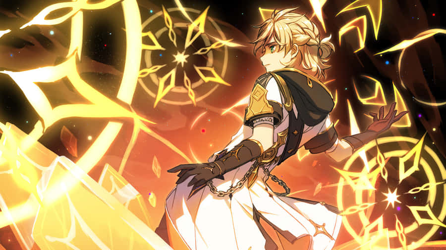 Powerful Albedo Genshin Impact Wallpaper