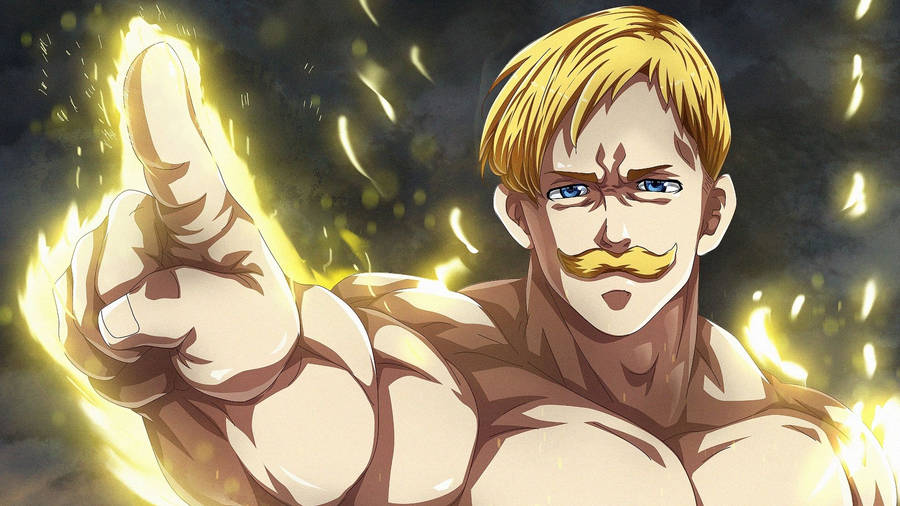 Powerful Escanor Fanart Wallpaper