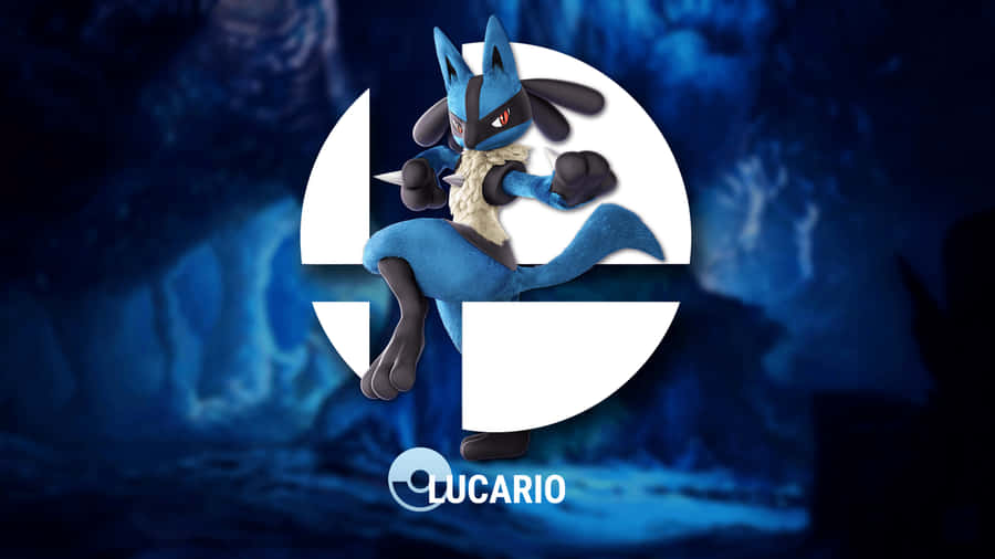 Powerful Pokemon Lucario In Action Wallpaper