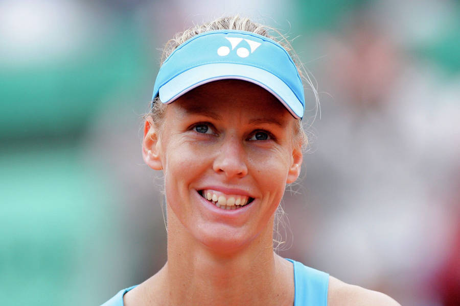Pretty Elena Dementieva Smiling Wallpaper