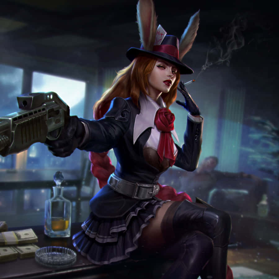 Pretty Gangsters With Guns Wallpaper