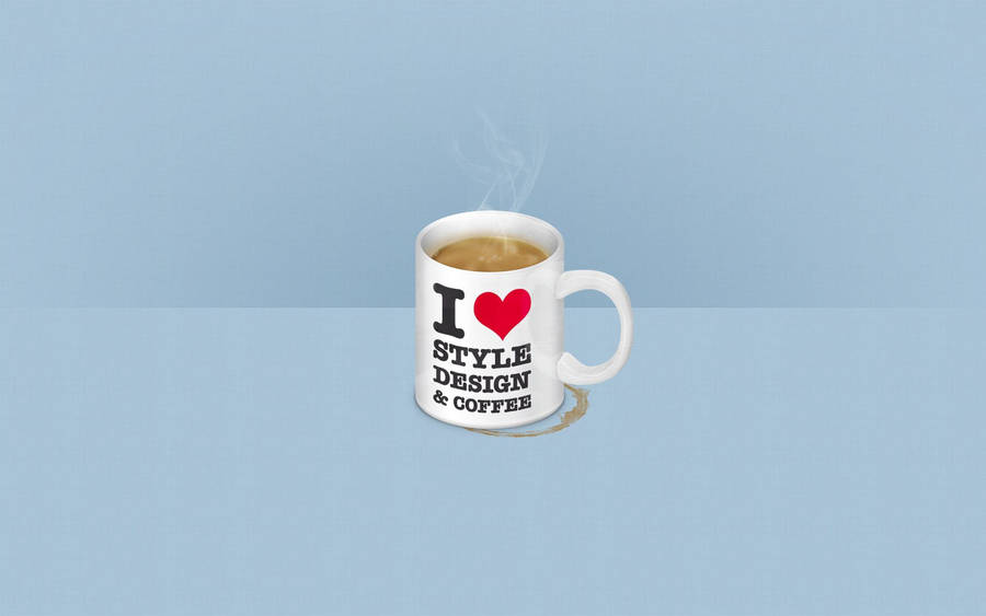 Preview Wallpaper Coffee, Cup, Drawing Wallpaper