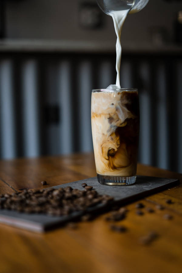Preview Wallpaper Coffee, Glass, Coffee Beans Wallpaper
