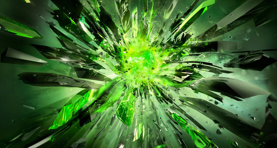 Preview Wallpaper Crystals, Debris, Explosion, Light Wallpaper