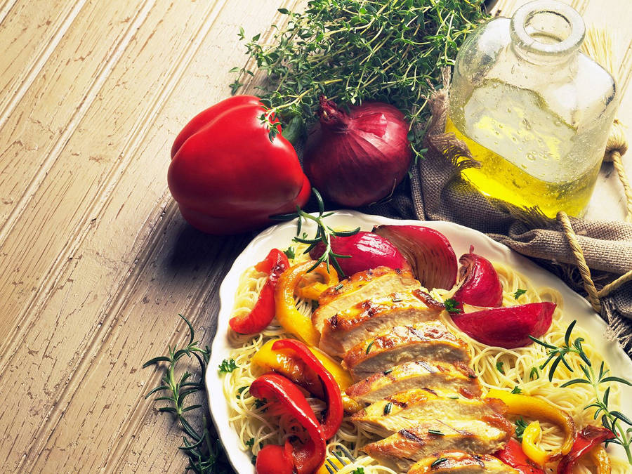 Preview Wallpaper Food, Vegetables, Baked Goods, Herbs Wallpaper