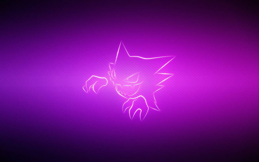 Preview Wallpaper Grin, Pokemon, Purple, Haunter Wallpaper