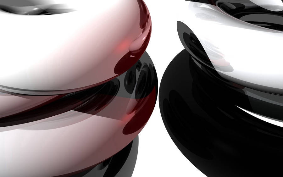 Preview Wallpaper Metal, Reflection, Oval, Shiny Wallpaper