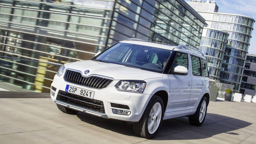 Preview Wallpaper Skoda Yeti, White, 2014, Auto, New, Stylish Wallpaper
