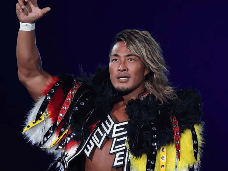Pro Wrestler Hiroshi Tanahashiin Ring Attire Wallpaper