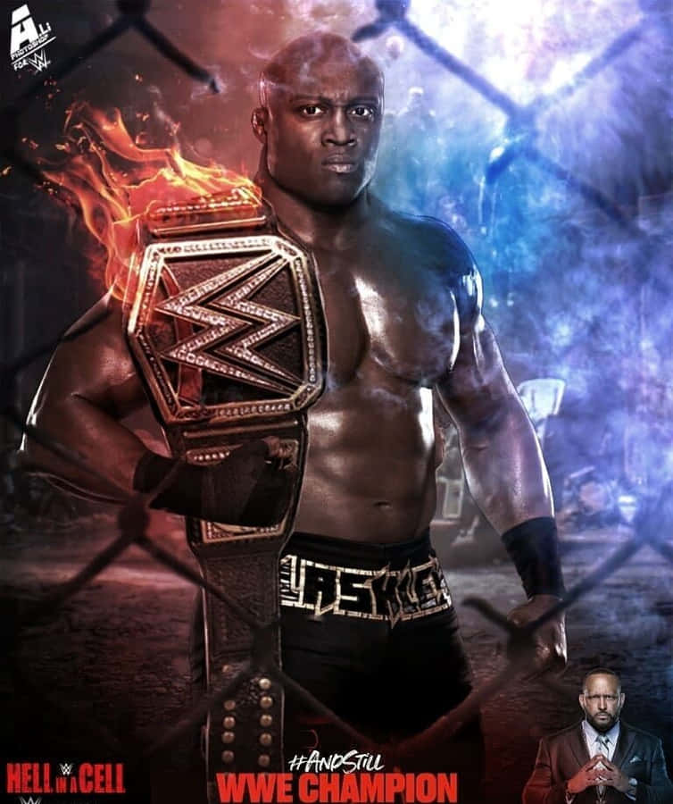 Professional Wrestler Bobby Lashley In The Ring Wallpaper