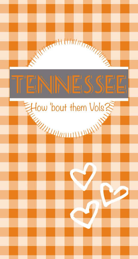 Proud Tennessee Volunteers Fan In Knoxville, Tn Wallpaper