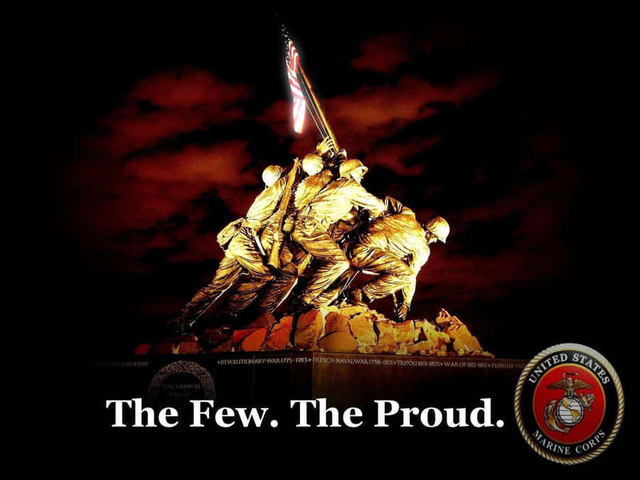 Proud Usmc Logo Wallpaper