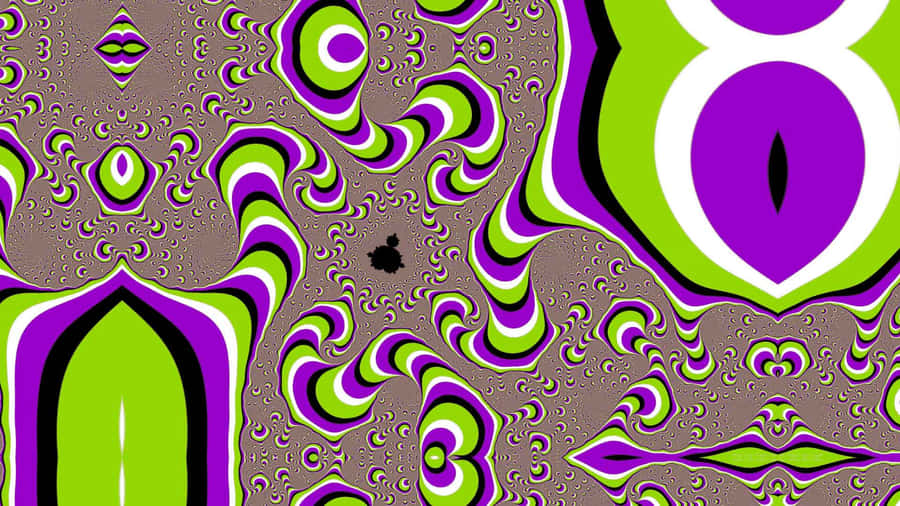 Psychedelic Pattern Cool Optical Illusions Wallpaper