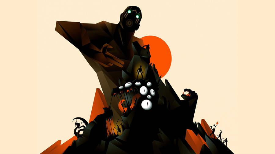 Psycho Of The Borderlands Wallpaper