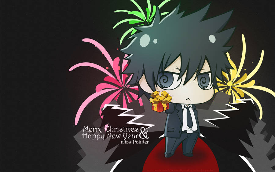 Psycho Pass Kogami Christmas Art Wallpaper