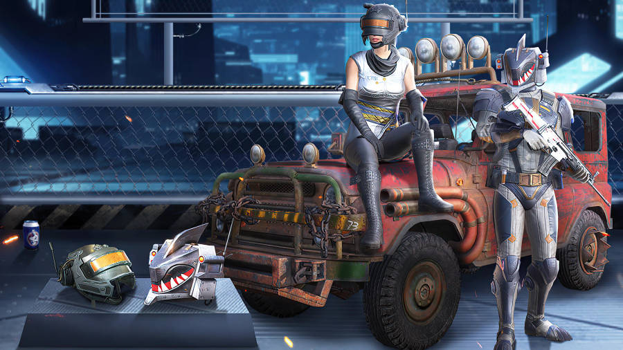 Pubg 1440p Relaxing With Truck Wallpaper