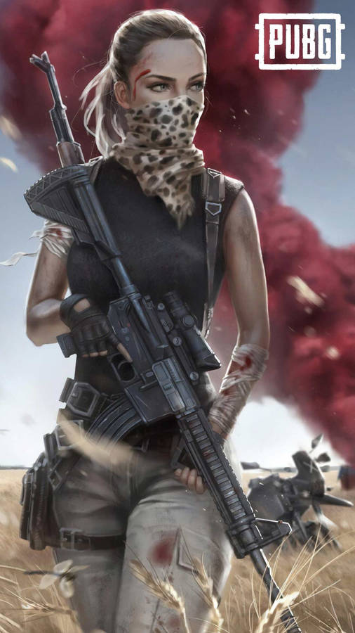 Pubg 2020 Masked Veteran Woman Wallpaper