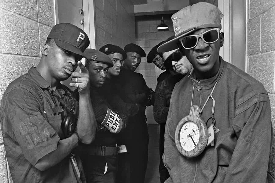 Public Enemy Group Portrait Wallpaper