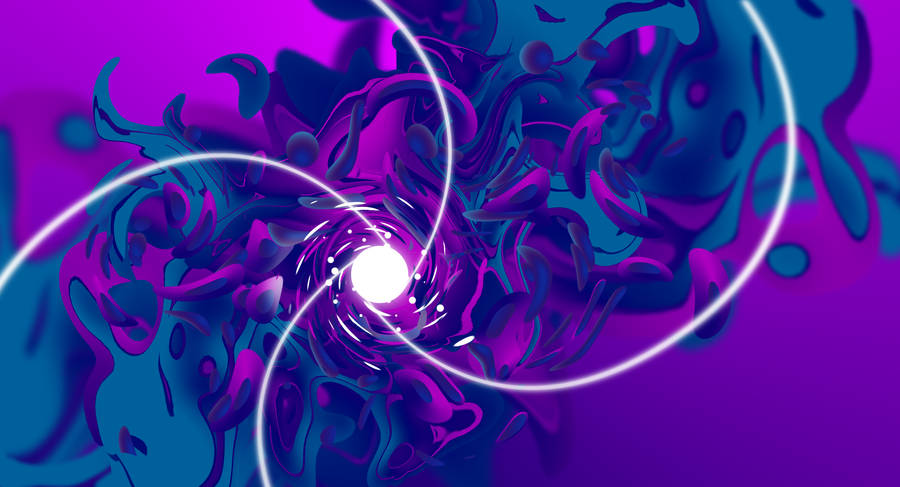 Purple Aesthetics Of A High-end Gaming Set-up Wallpaper