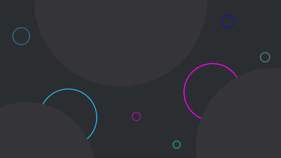 Purple And Blue Hoops On Grey Desktop Wallpaper