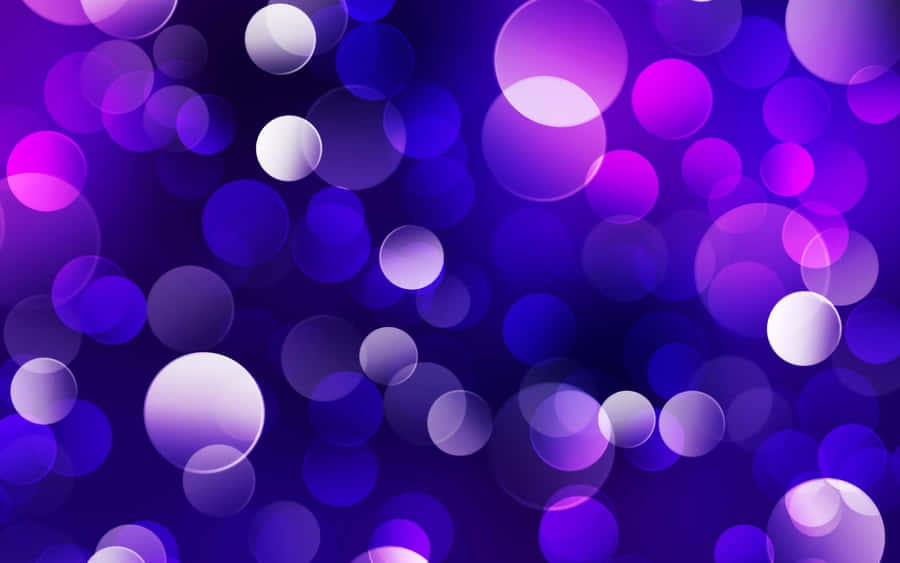 Purple Cool Transparent Circle Wallpaper