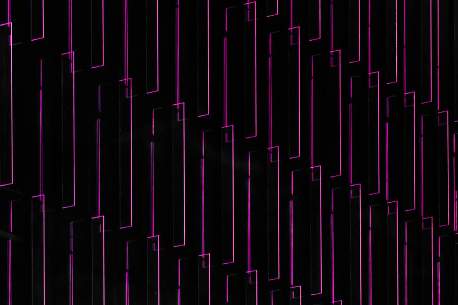 Purple Lights Black Art Wallpaper