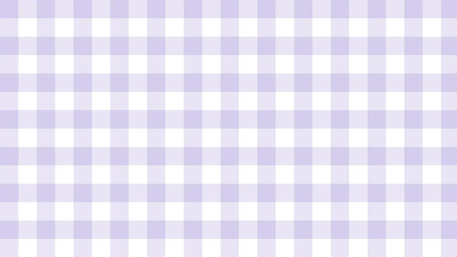 Purple Pastel Aesthetic Gingham Pattern Wallpaper