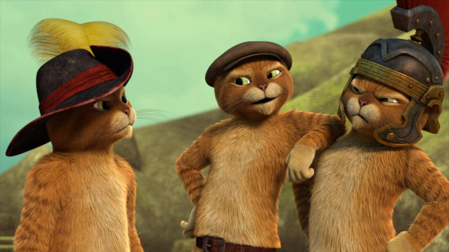 Puss In Boots Friends Wallpaper