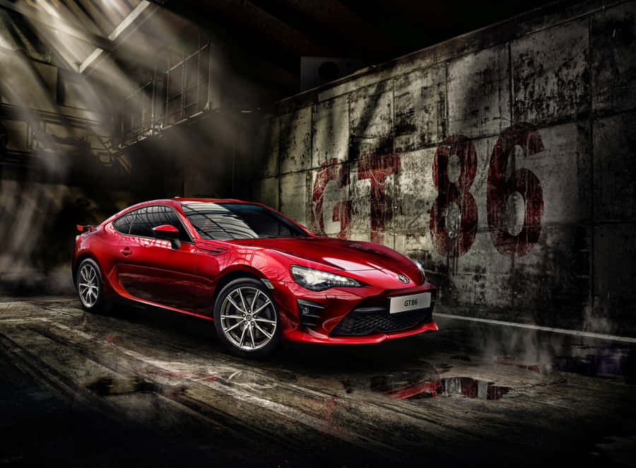 Put The Pedal To The Metal In The Toyota 86 Wallpaper