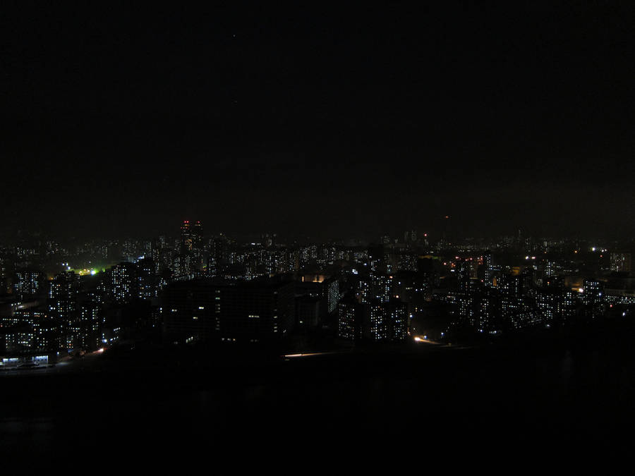 Pyongyang City Dark Night Wallpaper