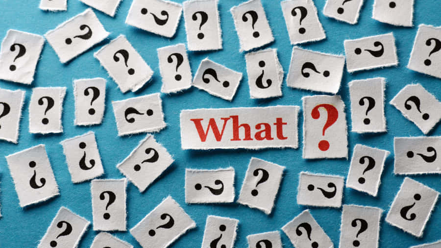 Question Mark Confusion Concept Wallpaper