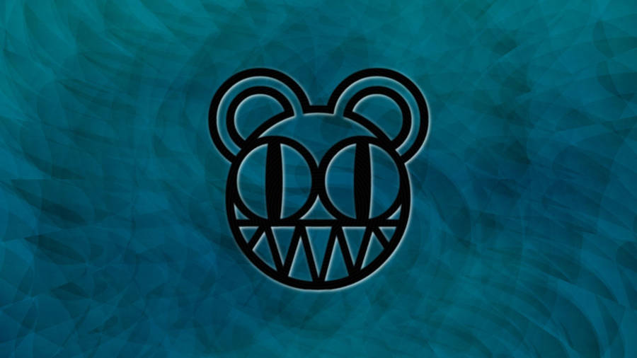 Radiohead Bear Head Blue Wallpaper